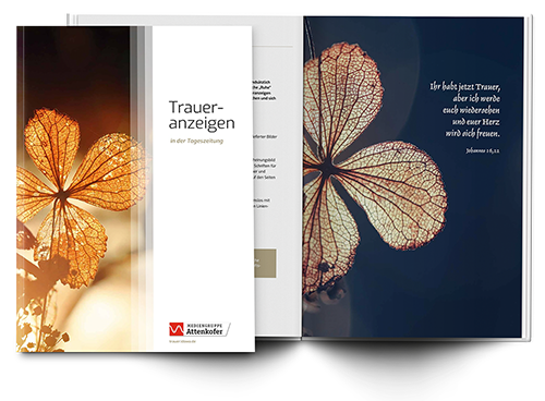 Traueranzeigen Musterheft